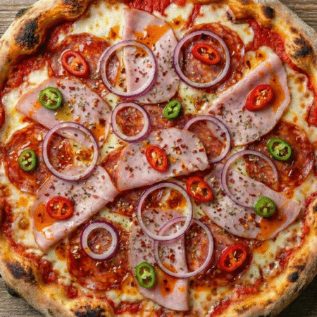 Pizza Vulcano (scharf)